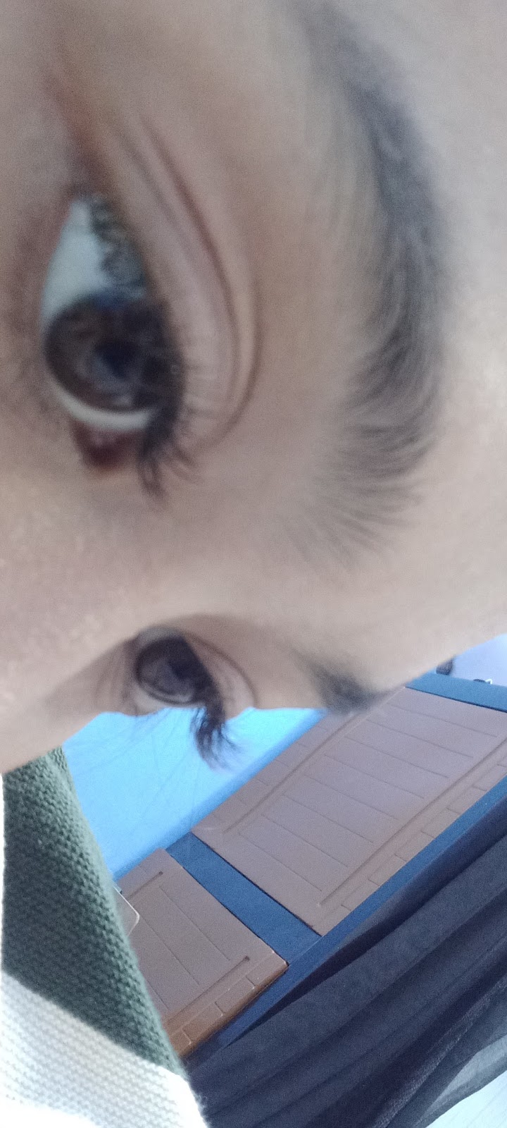 Foto hasil eyelash dari sisi lain